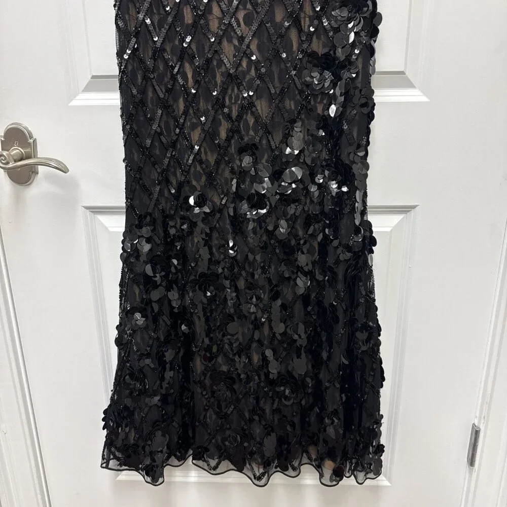 Mac Duggal Size 6 Black 94277 Embellished Sleeveless Mermaid Formal Gown Dress - Picture 7 of 16
